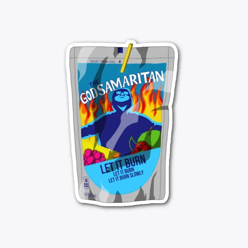 Let it Burn- Capri Sun Stickers